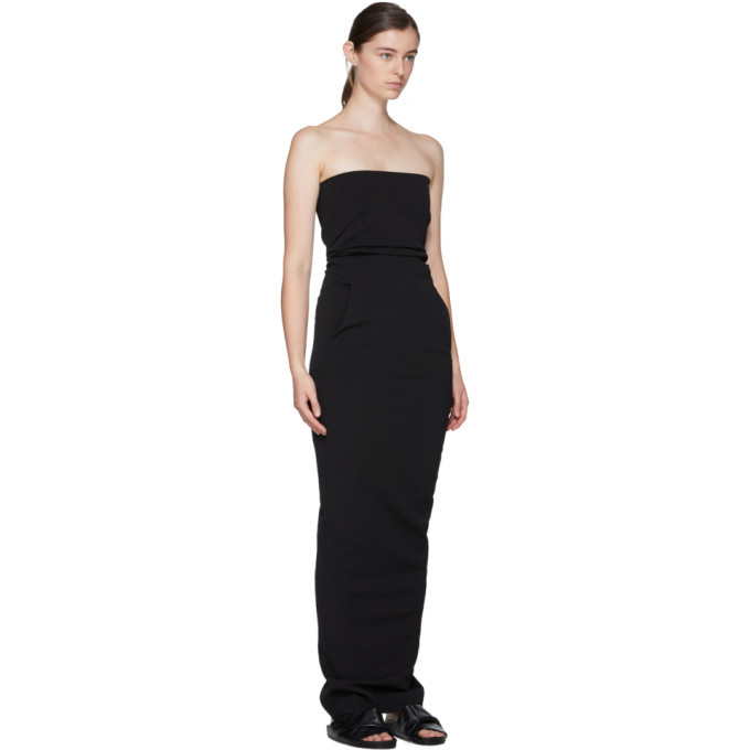 Rick Owens Black Bustier Gown Rick Owens