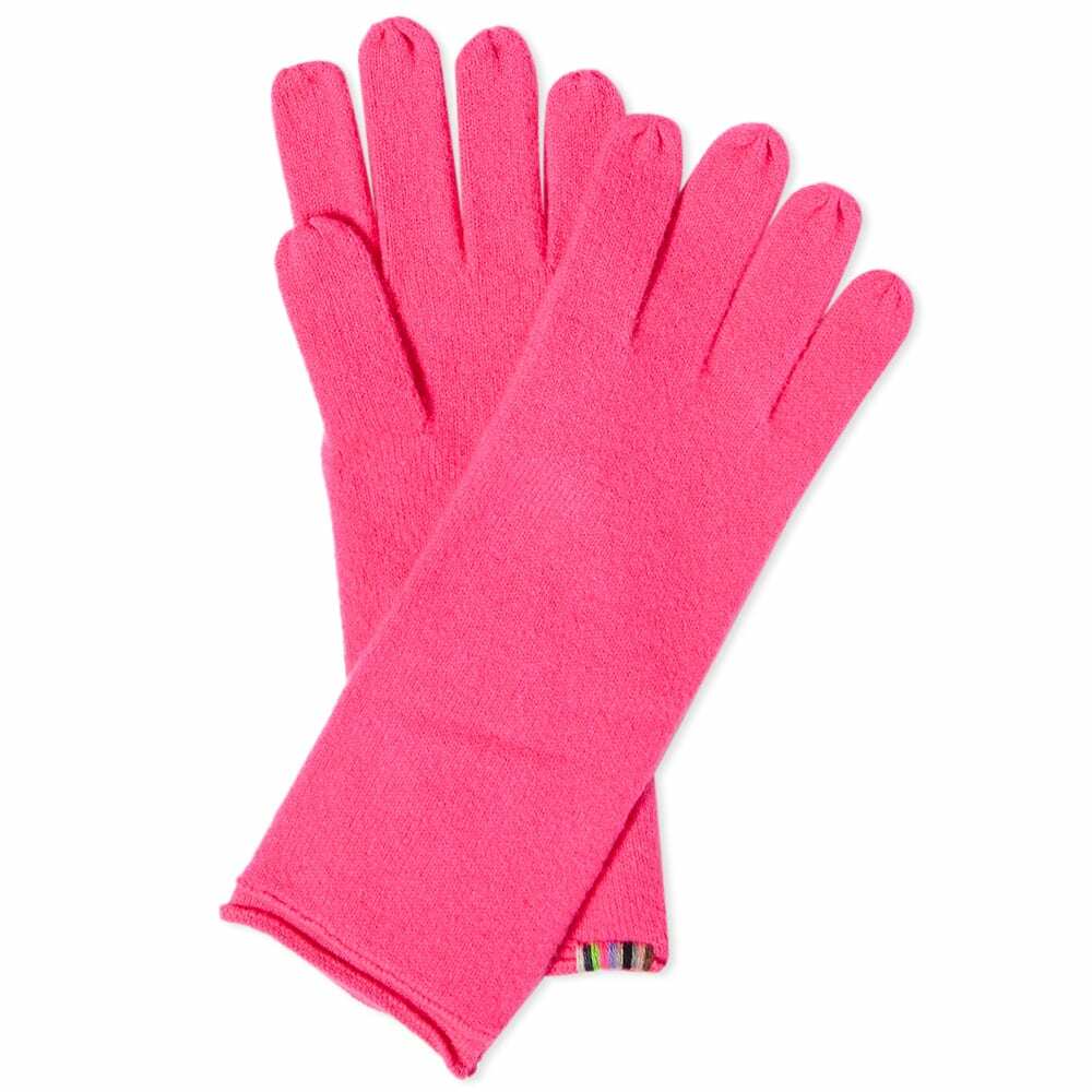Photo: extreme cashmere Women's Sensa Gloves in Fluo Pink