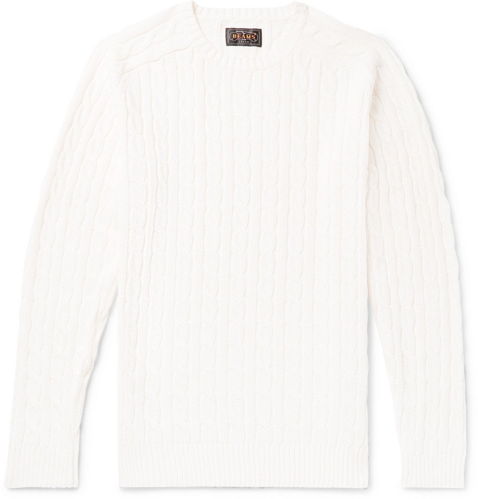 off white cotton sweater