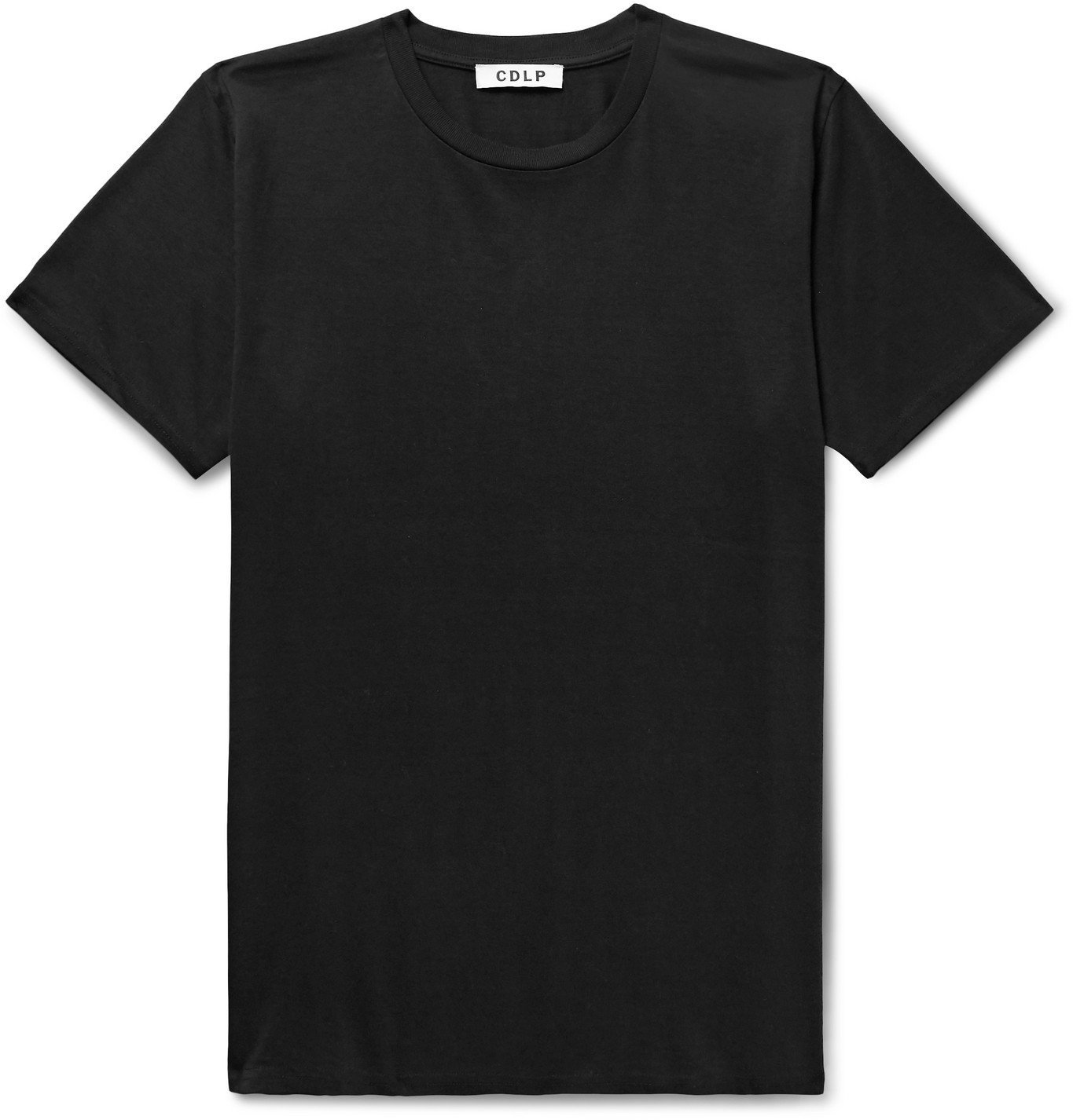 CDLP - Lyocell and Pima Cotton-Blend Jersey T-Shirt - Black CDLP