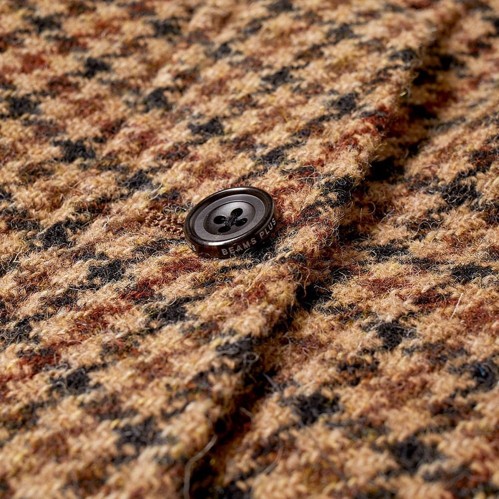 Harris Tweed Balmacaan Coat Beams Plus