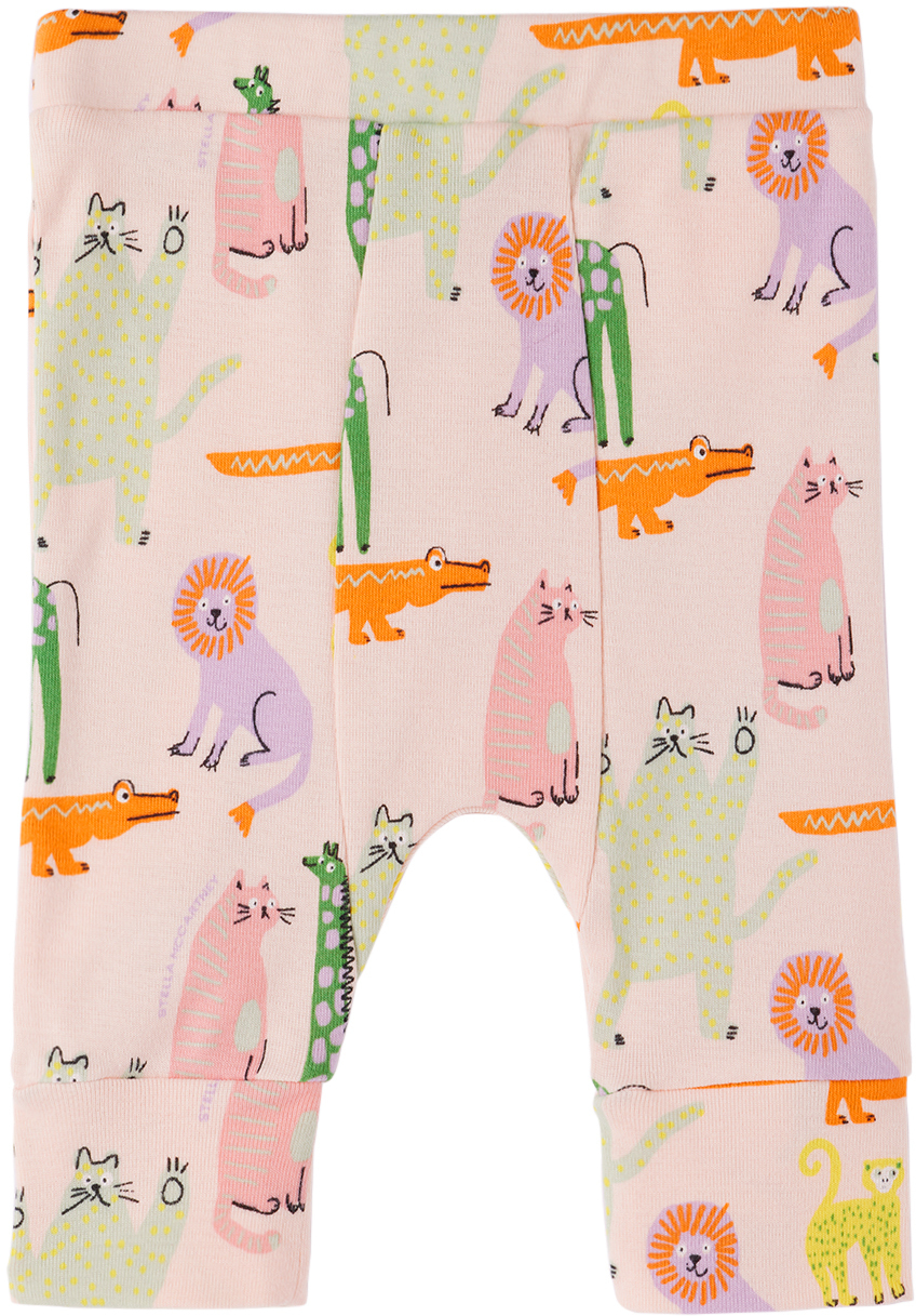 Stella McCartney Baby Pink Animals Leggings Stella McCartney