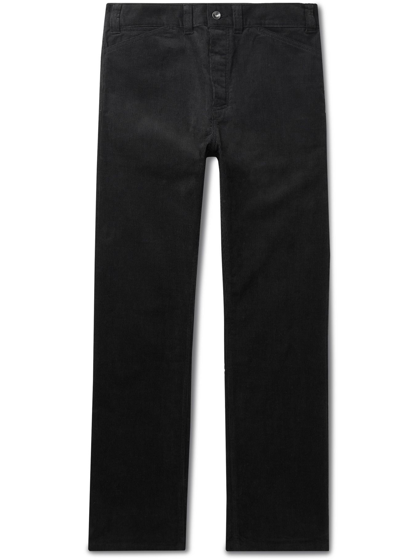 L.E.J - Cotton-Corduroy Trousers - Black L.E.J