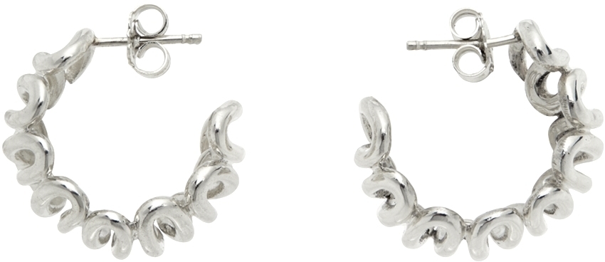 Sapir Bachar Silver Mini Ornament Earrings Sapir Bachar