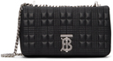 Burberry Black Quilted Small Lola Bag