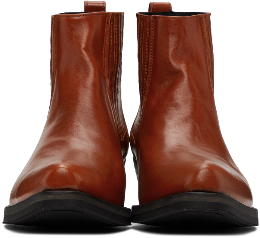 orange cowgirl boots
