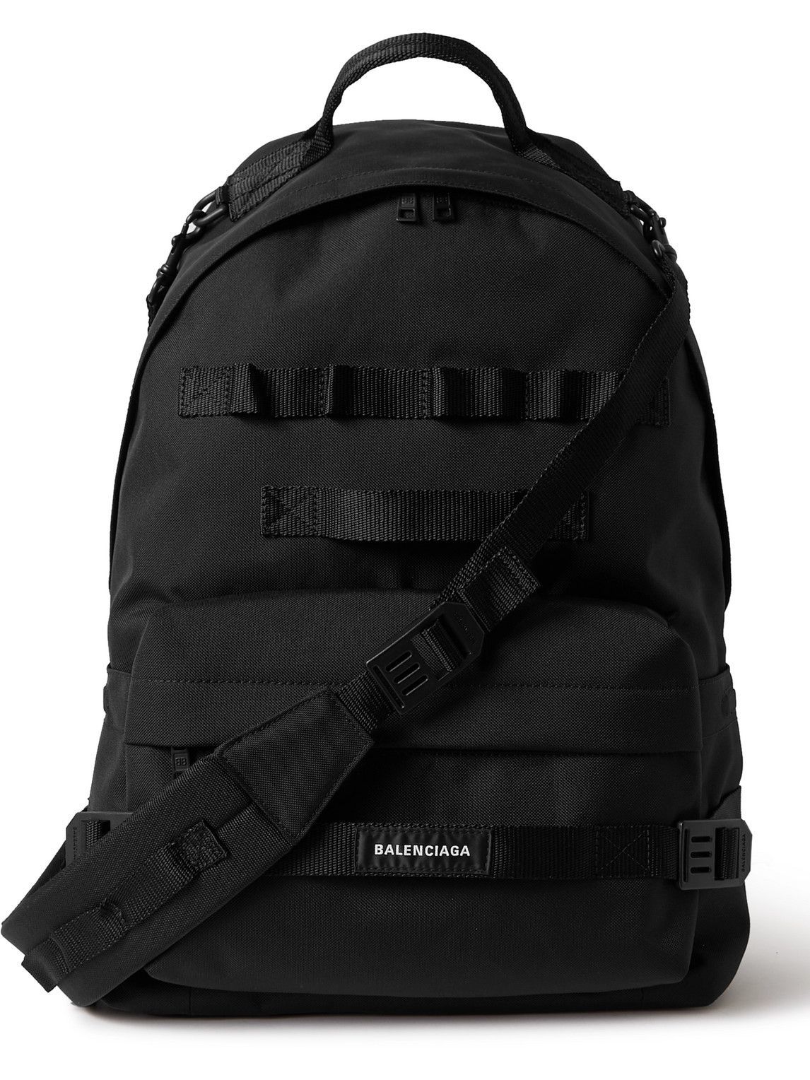 Balenciaga Army bingTrimmed Recycled Canvas Backpack Balenciaga