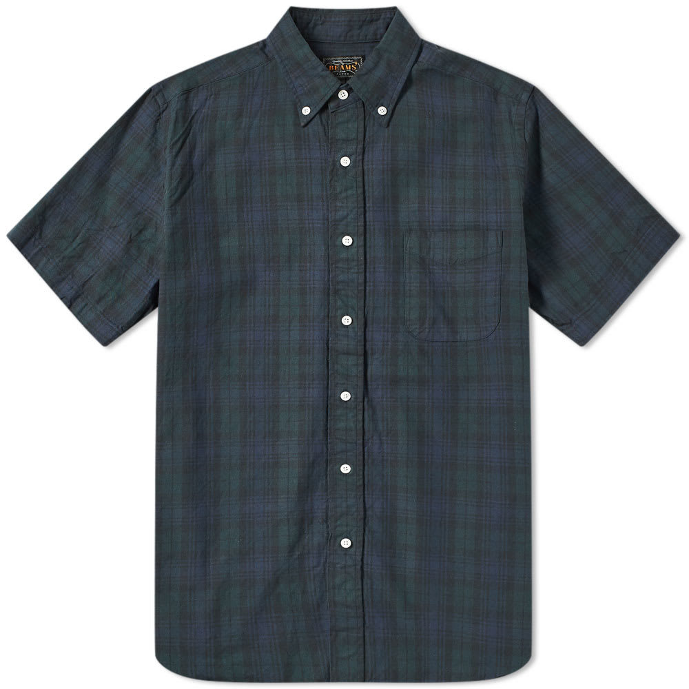 Beams Plus Button Down Blackwatch Shirt Blackwatch Beams F
