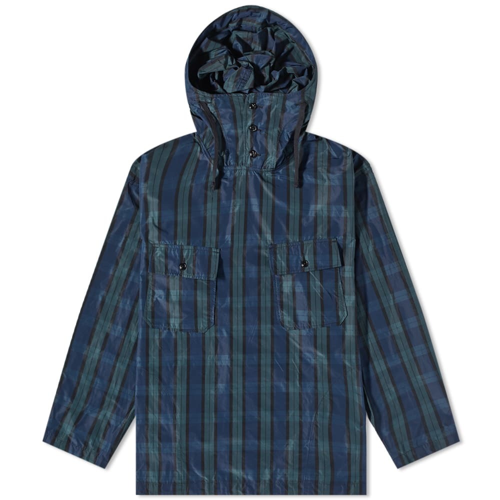 Engineered Garments Men's Cagoule Overshirt in Blackwatch Crushed ...