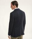 Brooks Brothers Men's Regent Regular-Fit Italian Knit Herringbone Sport Coat | Blue