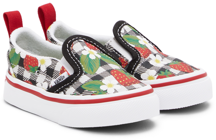 Vans Baby Multicolor Strawberry Gingham Slip-On V Sneakers Vans