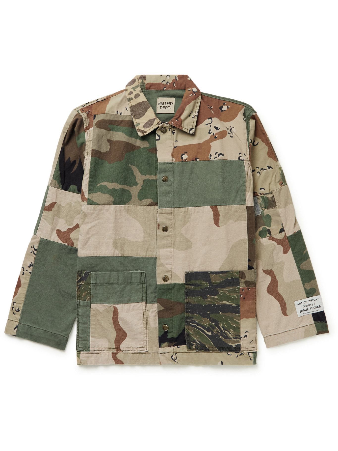 Gallery Dept. Patchwork CamouflagePrint CottonTwill Chore Jacket