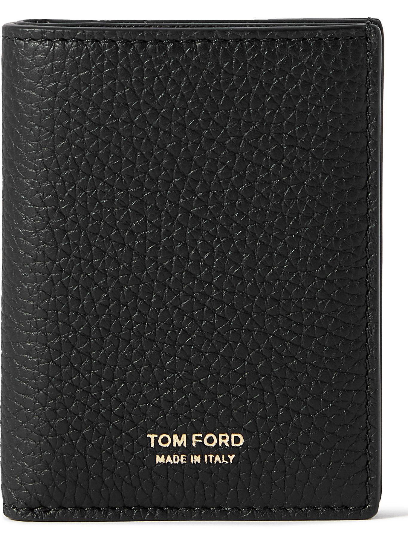 TOM FORD FullGrain Leather Bifold Cardholder TOM FORD