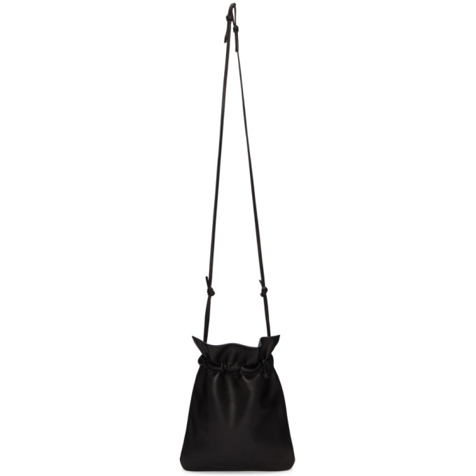 black pochette bag