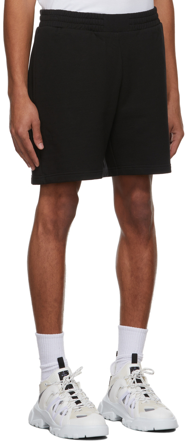 MCQ Black French Terry Jack Branded Shorts McQ Alexander McQueen