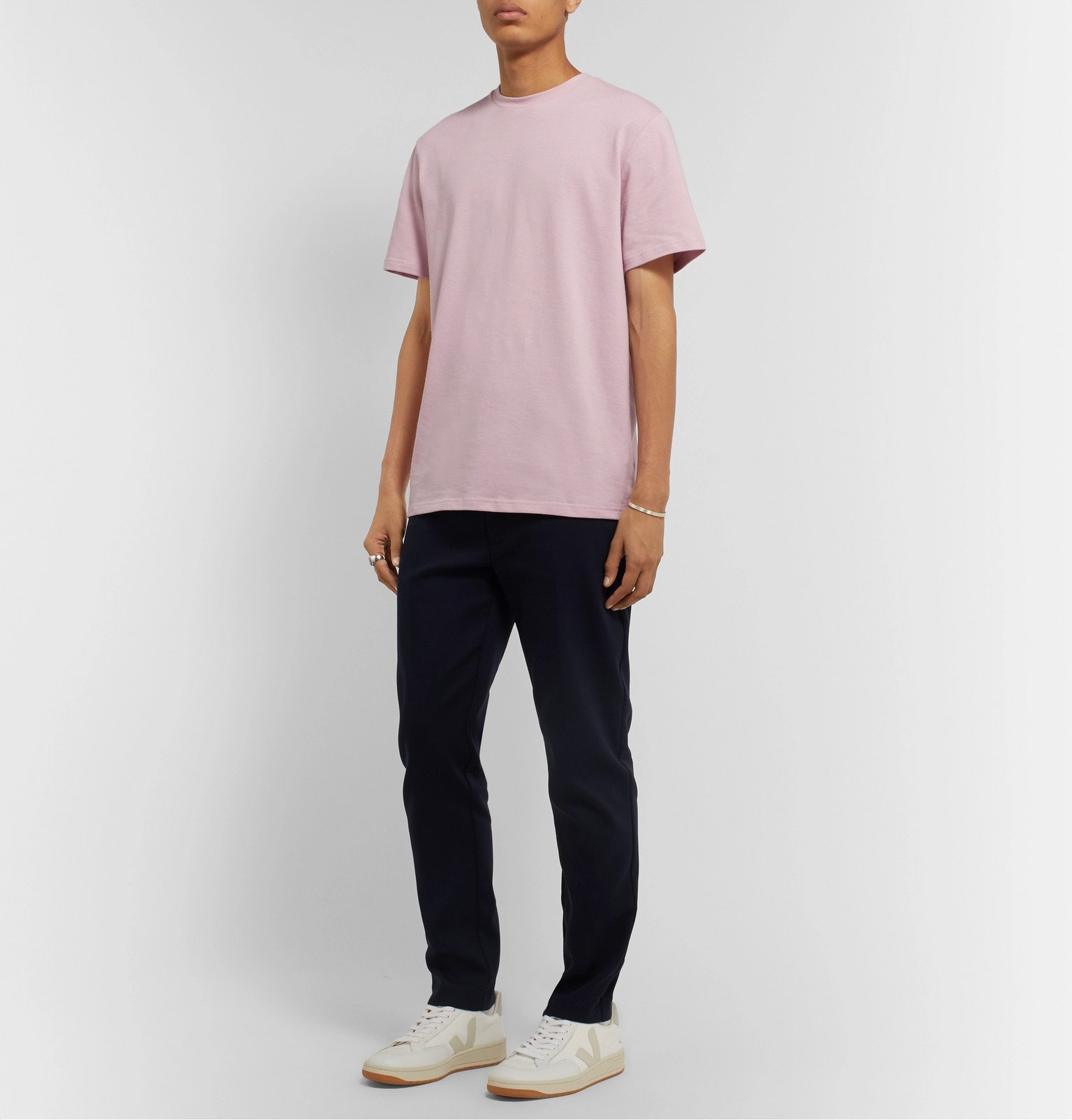 Séfr - Clin Cotton-Jersey T-Shirt - Purple Séfr