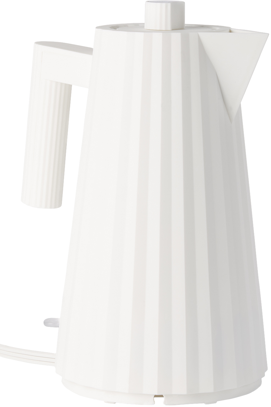 Alessi White Plissé Electric Kettle Alessi
