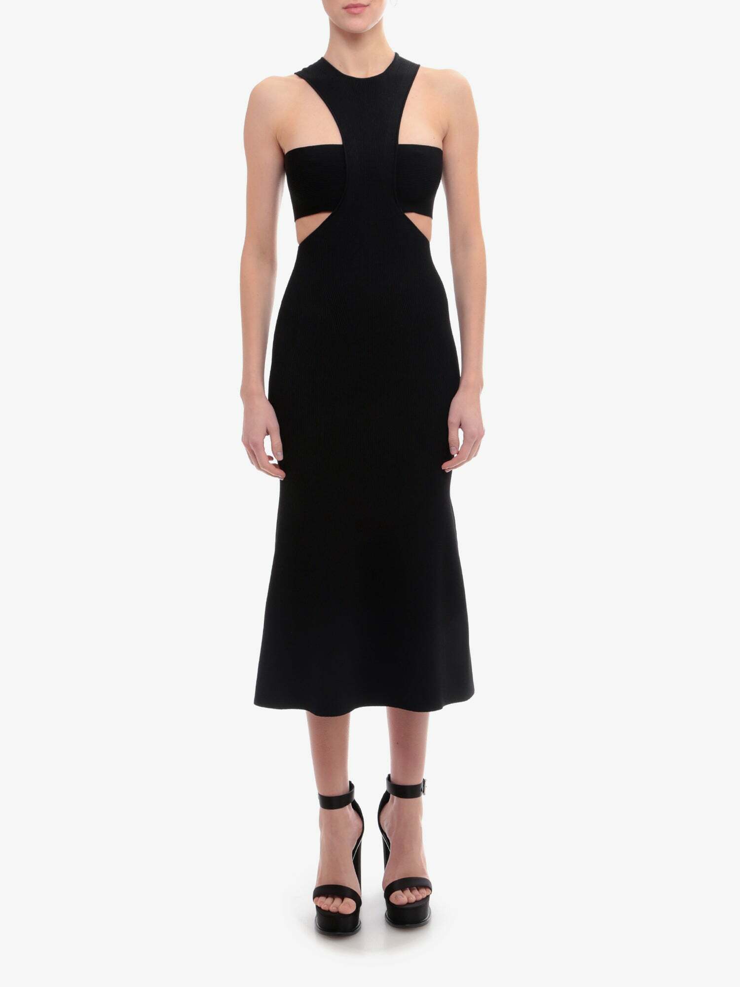 Alexander Mcqueen Dress Black Womens Alexander McQueen