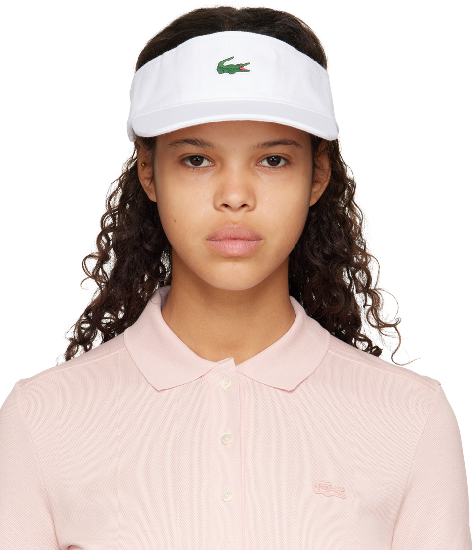 Lacoste White Logo Visor Lacoste