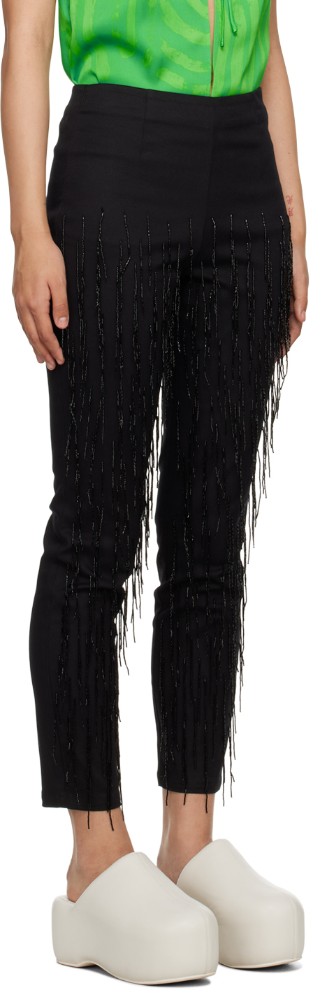 Simon Miller Black Fringe Trousers Simon Miller