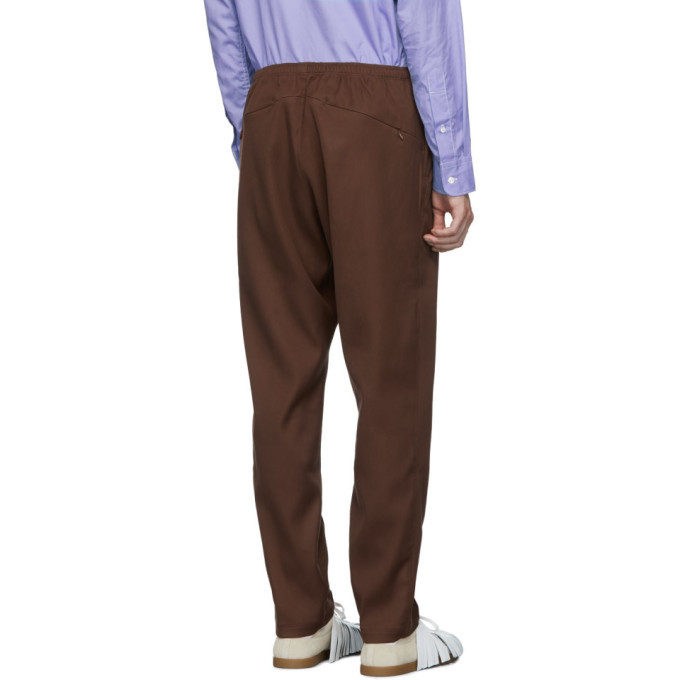 Needles Brown Warm Up Track Pants Needles