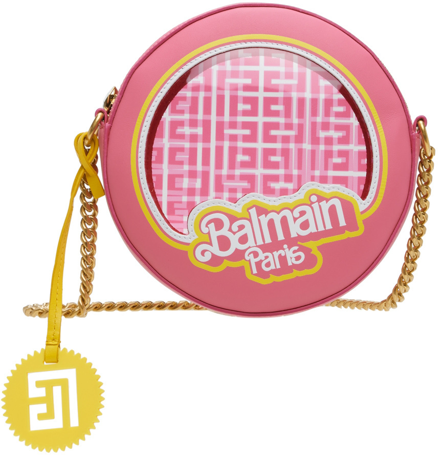 Balmain Pink Barbie Edition Disco PVC Bag Balmain