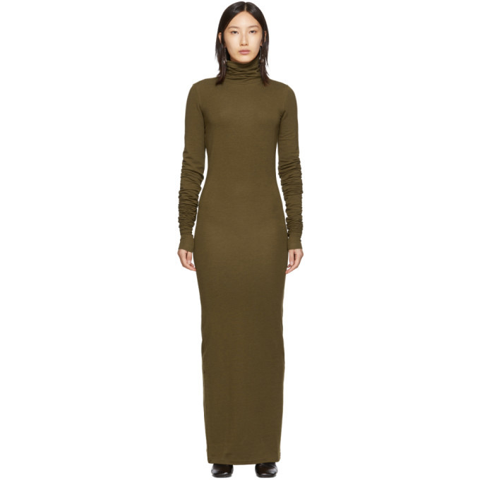 full length turtleneck dress