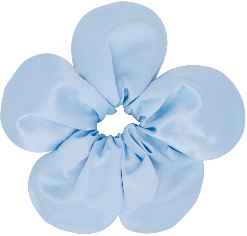 Sandy Liang Blue Flower Power Scrunchie Sandy Liang