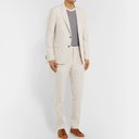 hugo boss cream suit