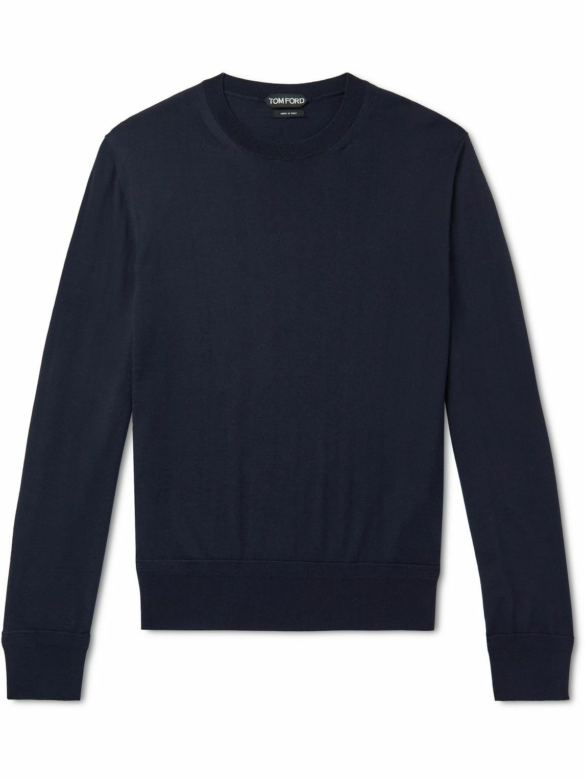 TOM FORD - Merino Wool Sweater - Blue TOM FORD