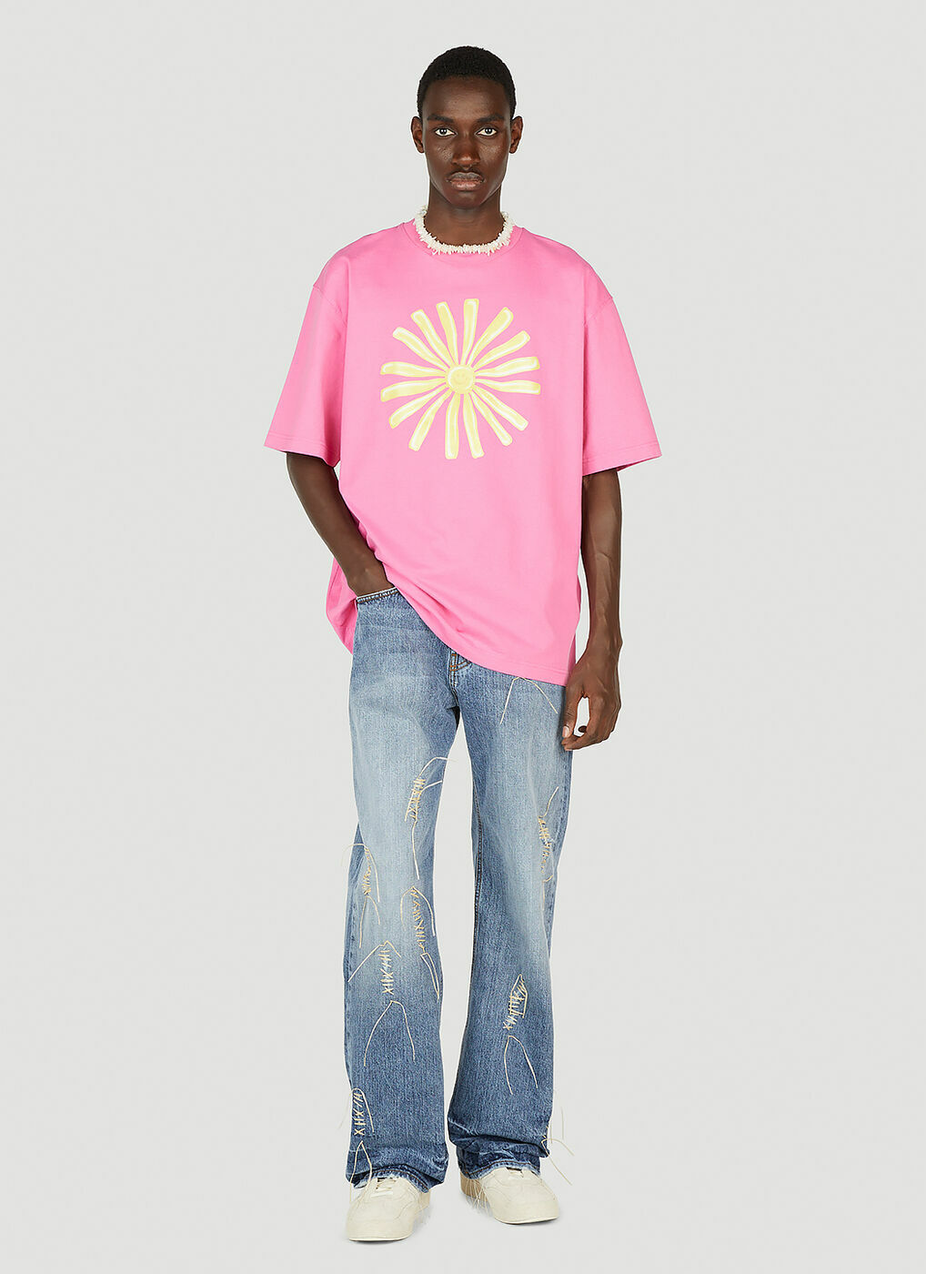 Jacquemus - Le Soleil T-Shirt in Pink Jacquemus