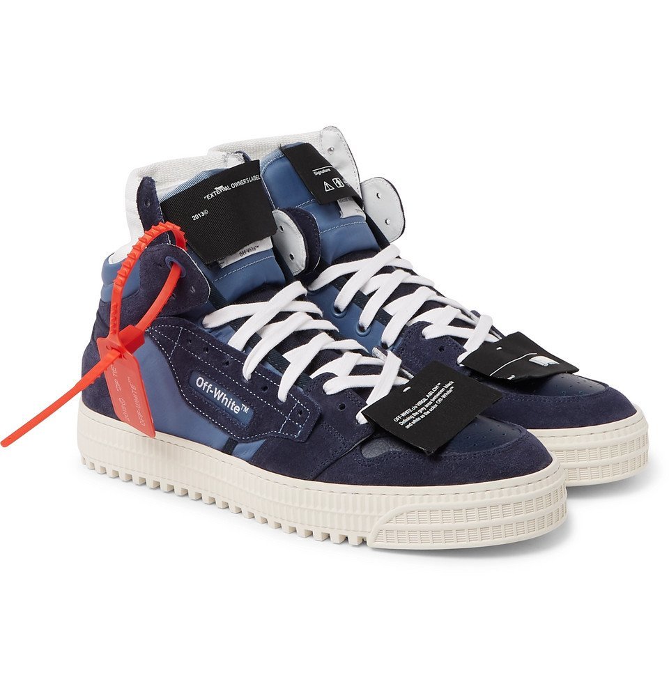 off white high tops blue