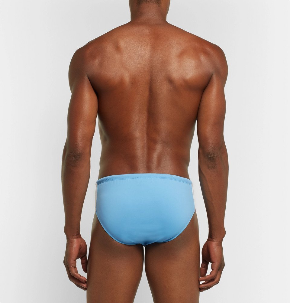 Dachshund Colour-Block Swim Briefs 