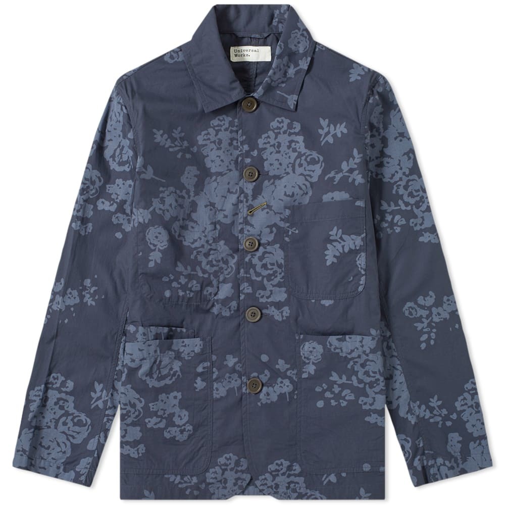 Bakers Jacket Navy Flower Print 