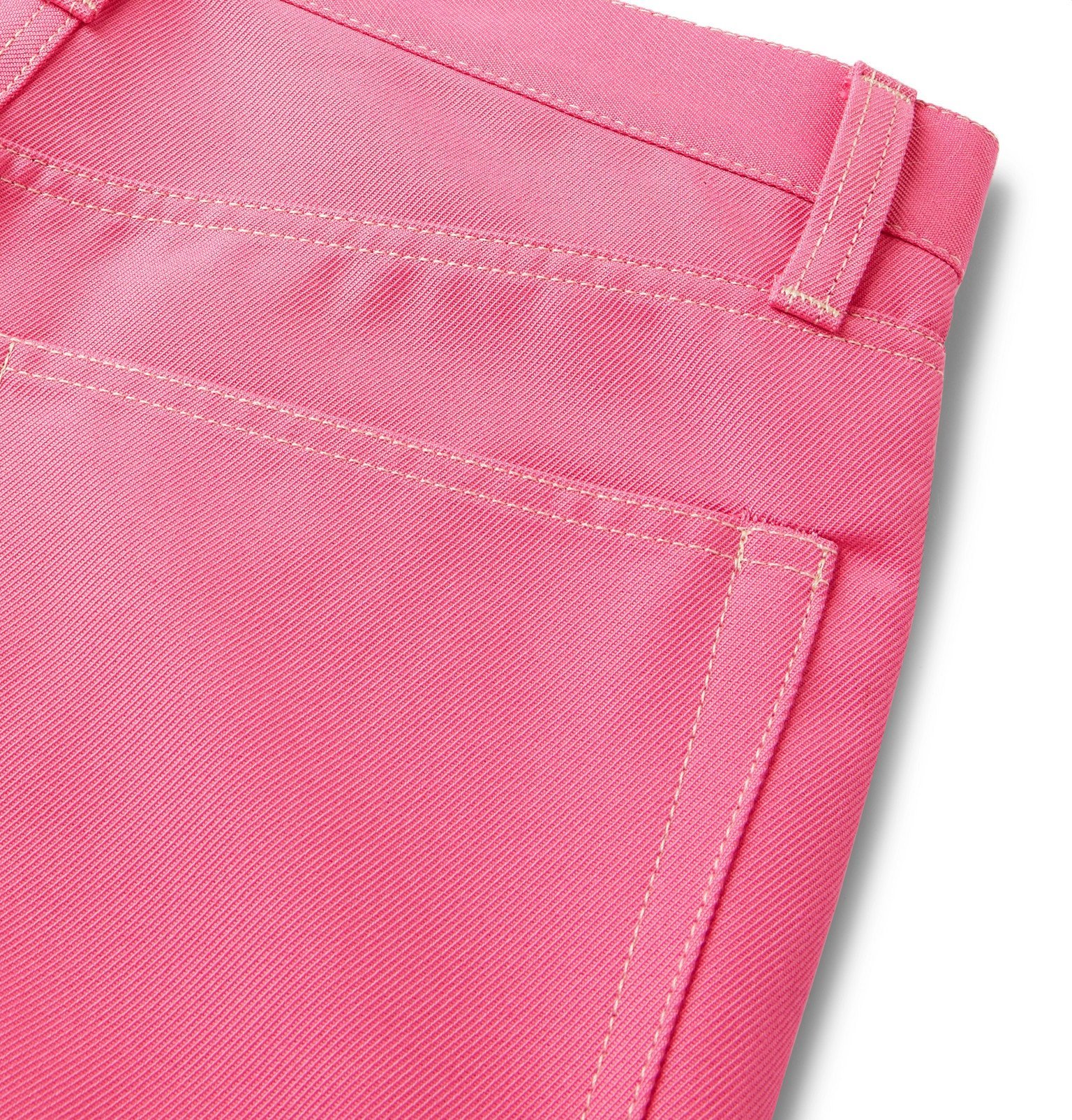 helmut lang pink jeans