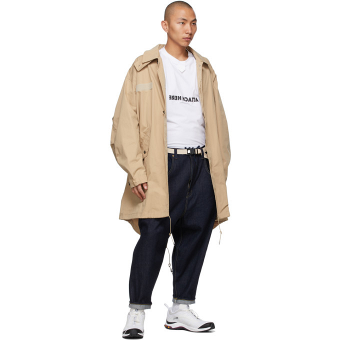 Fumito Ganryu Beige Mods Soutiencollar Coat Fumito Ganryu