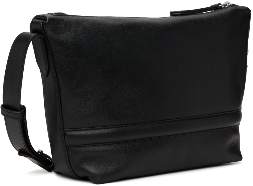 Dries Van Noten Black Paneled Messenger Bag Dries Van Noten