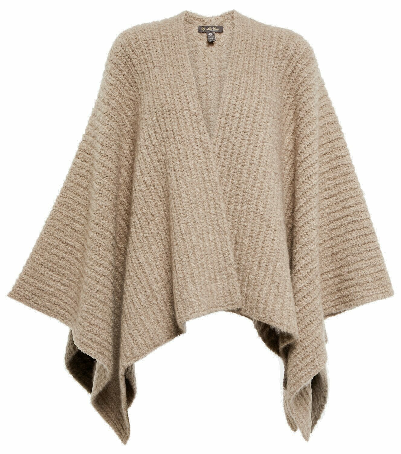 Loro Piana - Monte Bianco ribbed-knit cashmere shawl Loro Piana