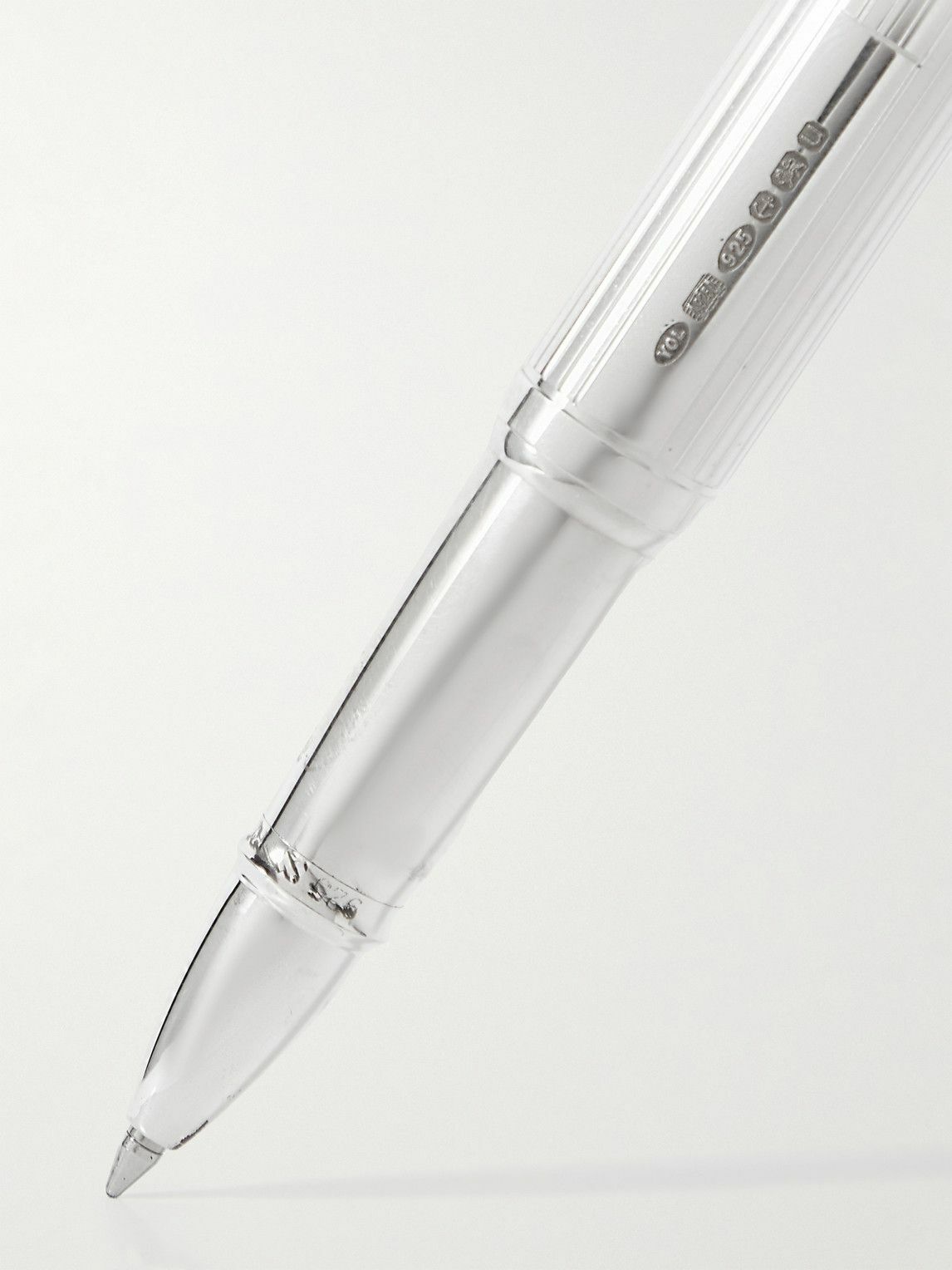 Smythson Viceroy Silver Rollerball Pen Smythson