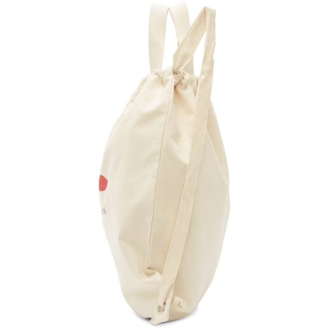 tote backpack resting fox