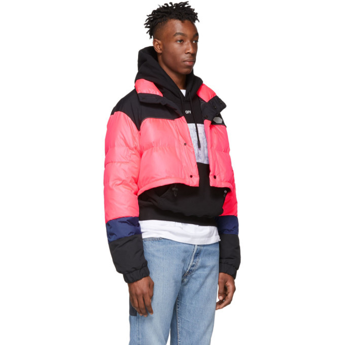 Off-White Pink Down Puffer Jacket Off-White