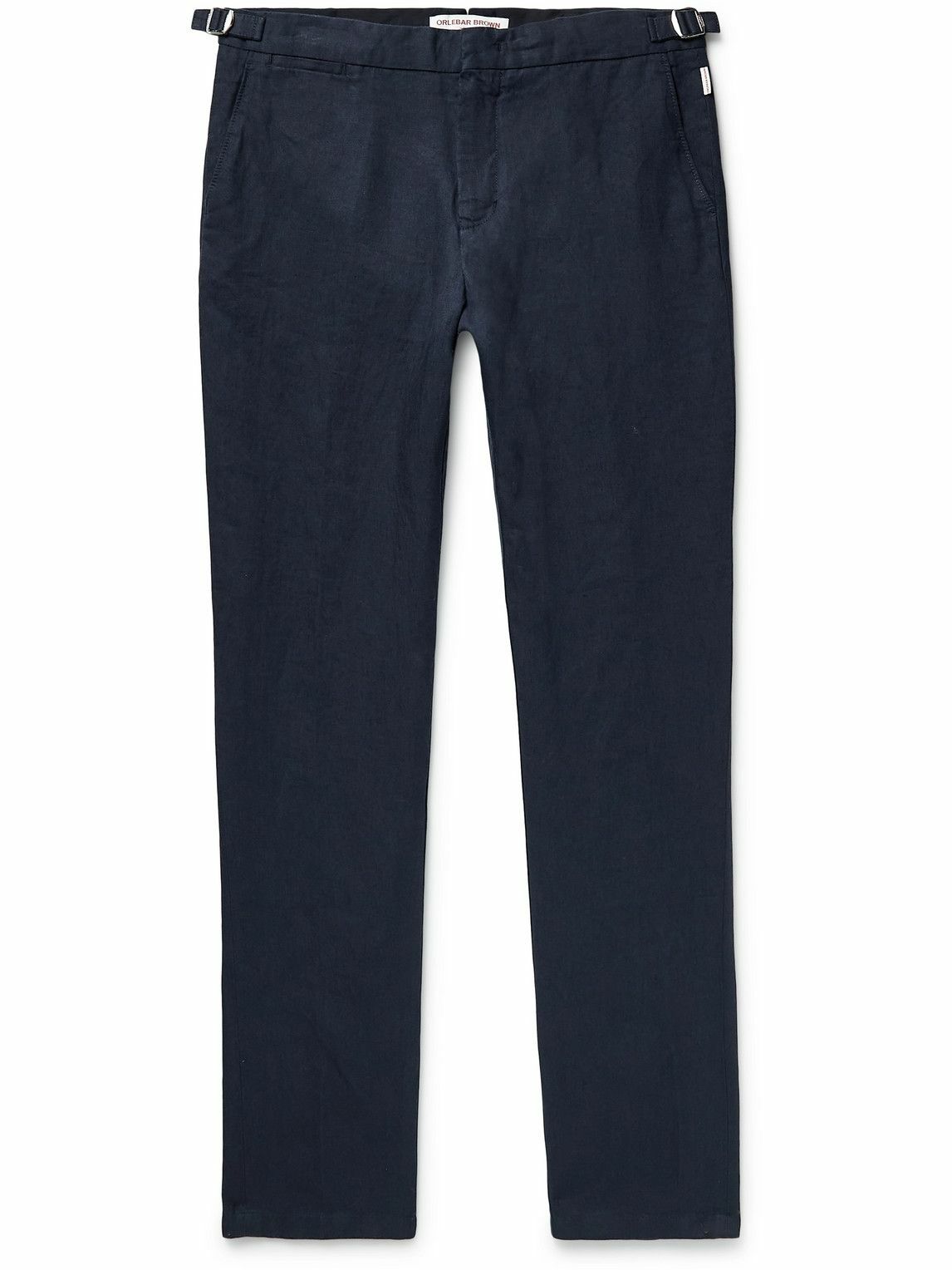 Orlebar Brown - Griffon Slim-Fit Linen Trousers - Blue Orlebar Brown