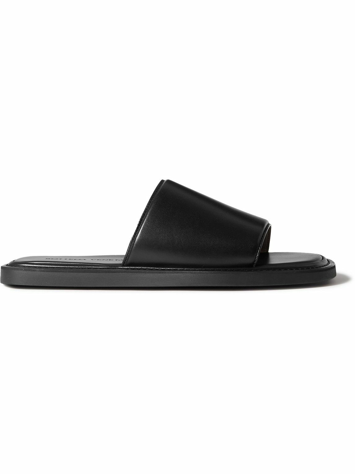 Bottega Veneta - Leather Slides - Black Bottega Veneta