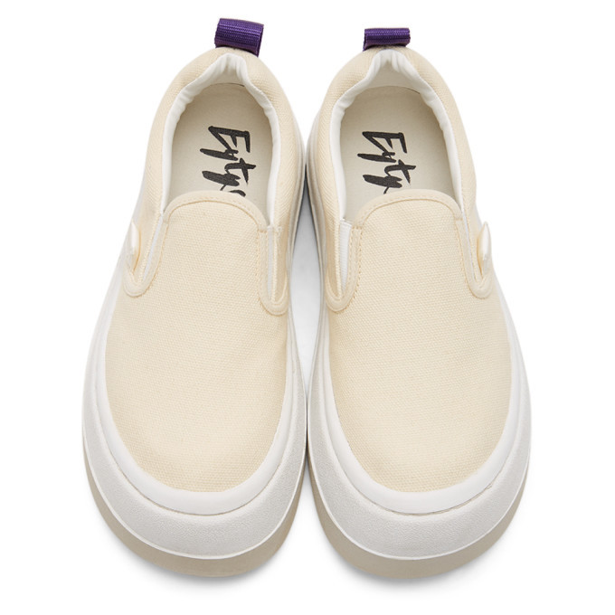 Eytys Off-White Canvas Venice Sneakers Eytys
