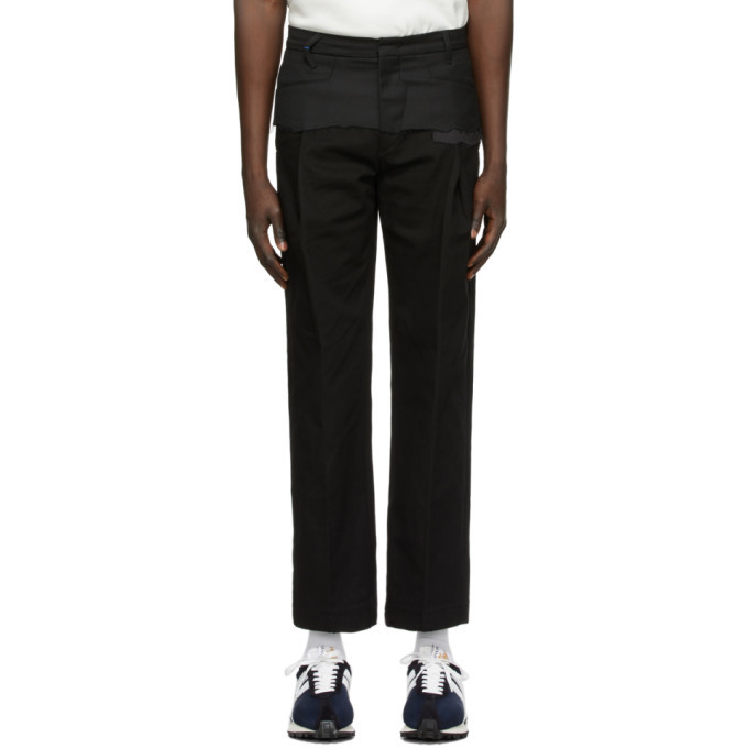 ADER error Black Twofold Trousers ADER error