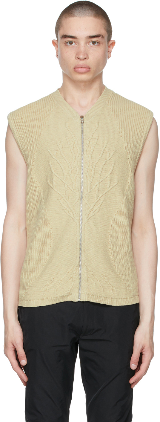 arnar mar jonsson 21aw knit vest-