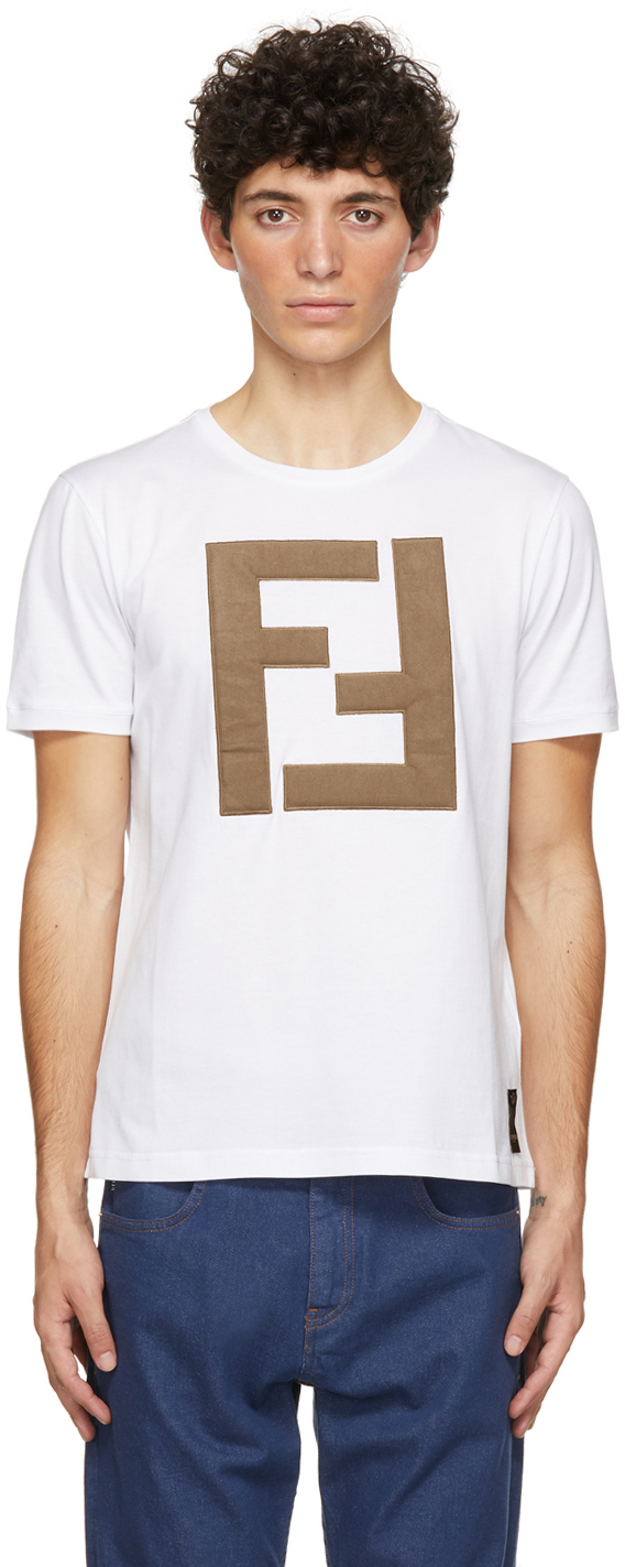 fendi ff t shirt white