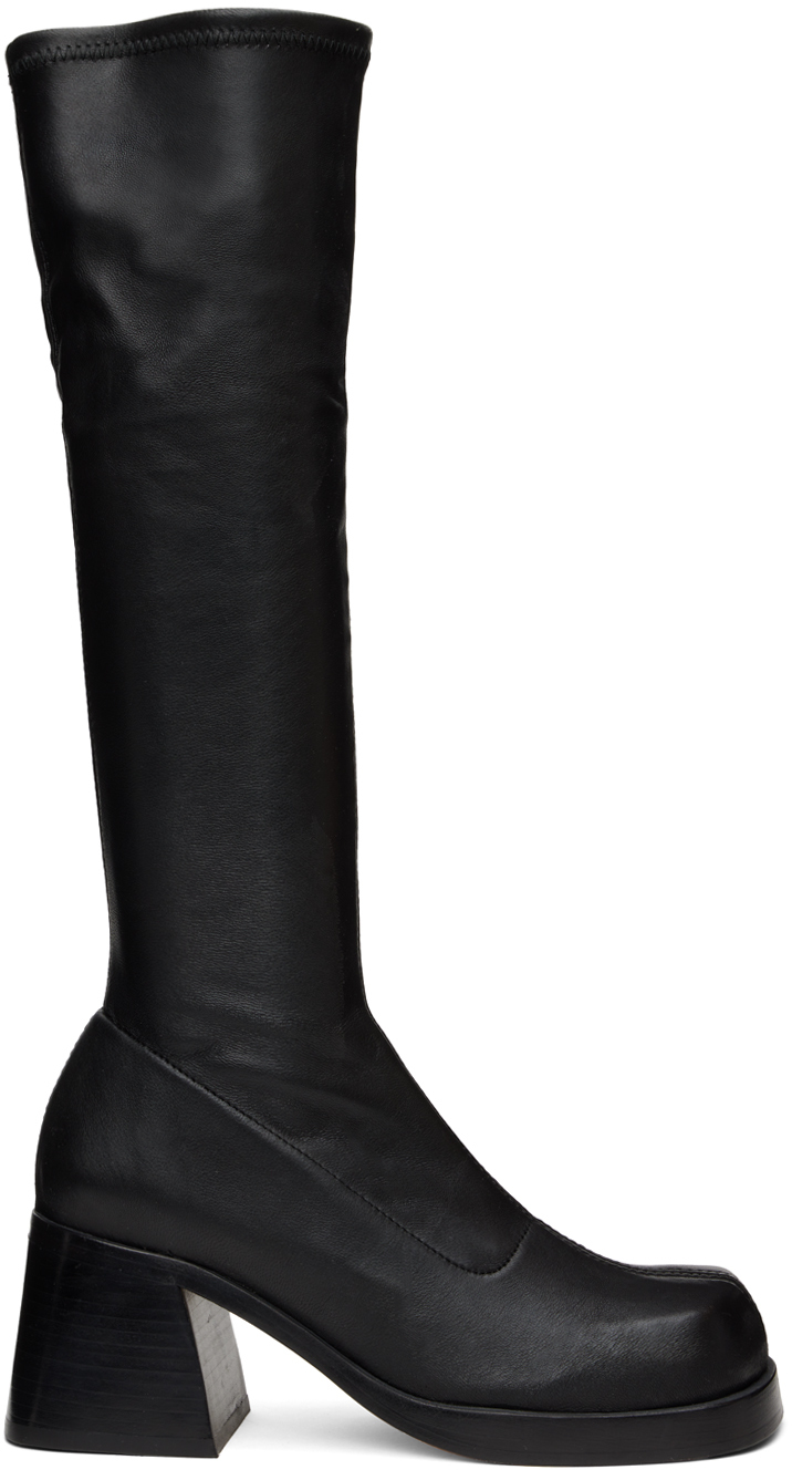 Photo: Miista Black Hedy Mid-Calf Boots