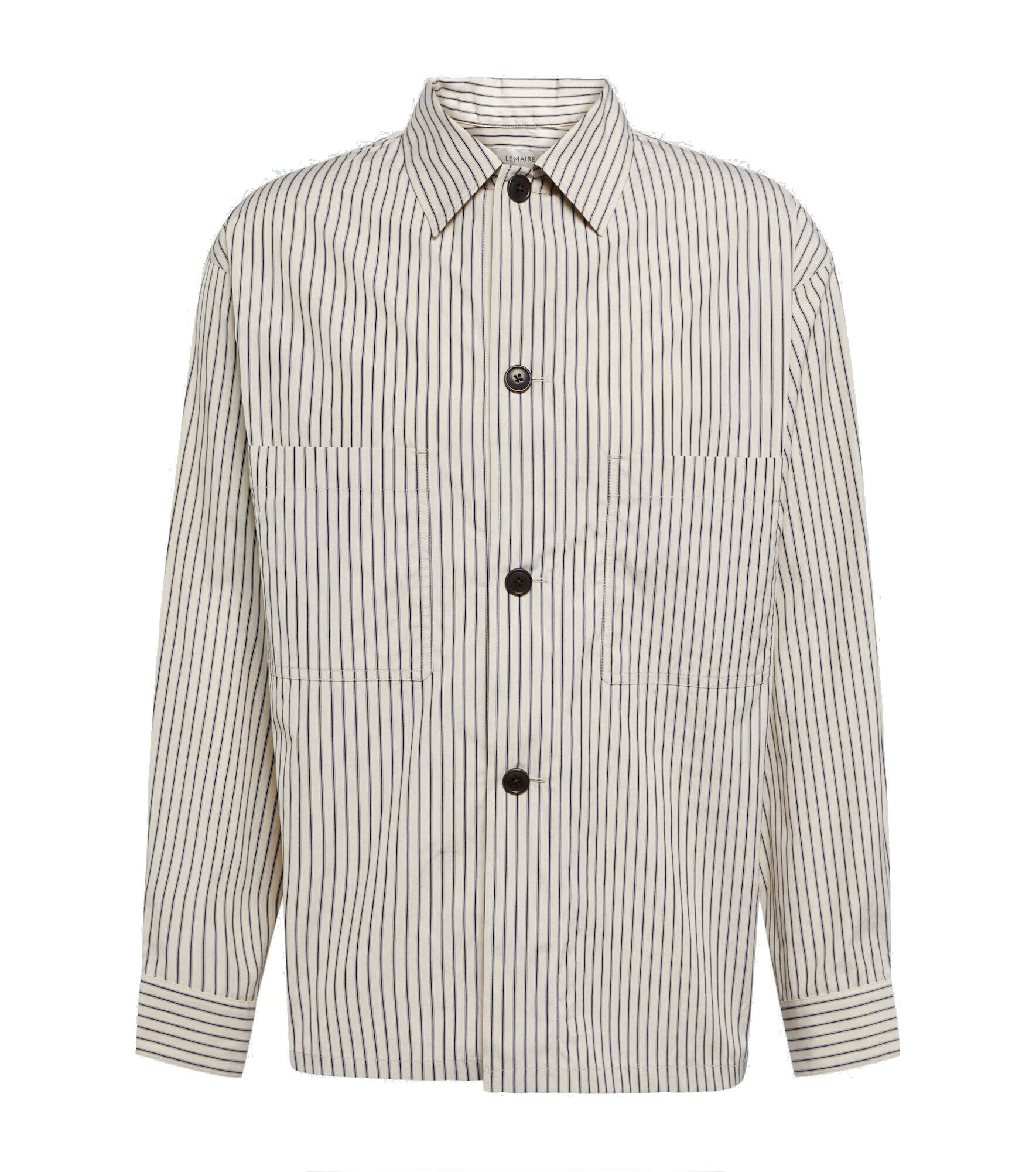 Lemaire - Striped cotton shirt Lemaire