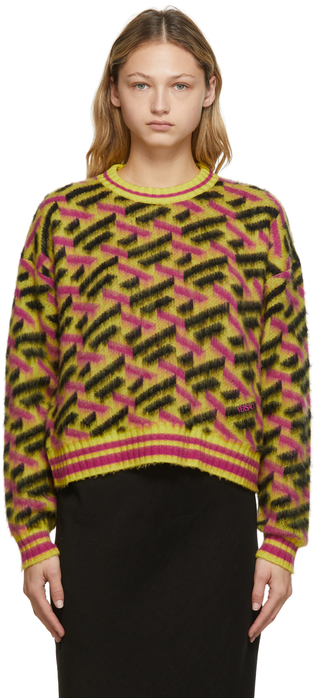 yellow versace sweater